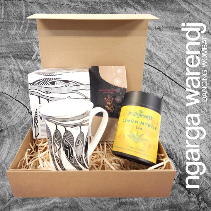 Ngarga Warendj Gift Box Indigiearth Tea, Chocolate and Mug Hamper Pack