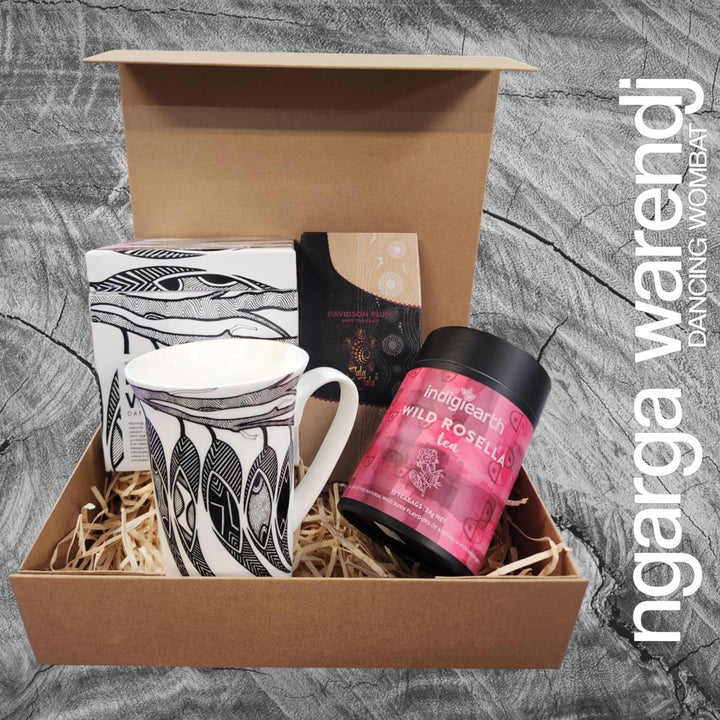 Ngarga Warendj Gift Box Indigiearth Tea, Chocolate and Mug Hamper Pack