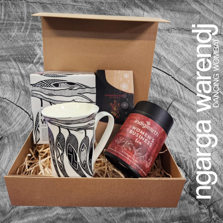 Ngarga Warendj Gift Box Indigiearth Tea, Chocolate and Mug Hamper Pack
