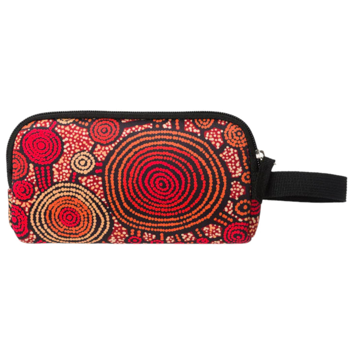 PENCIL CASES NEOPRENE - ASSORTED ABORIGINAL ART DESIGNS