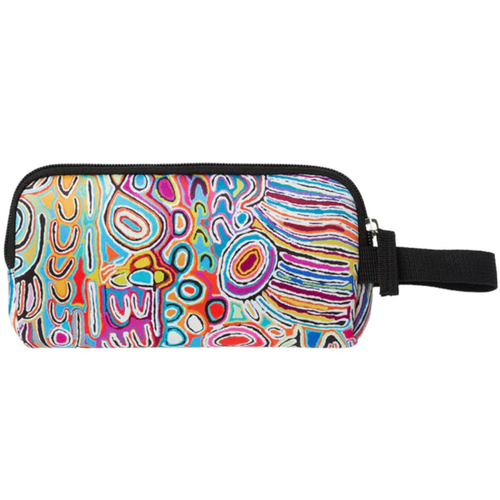 PENCIL CASES NEOPRENE - ASSORTED ABORIGINAL ART DESIGNS