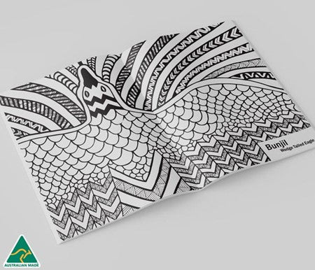 DANCING WOMBAT COLOURING BOOK