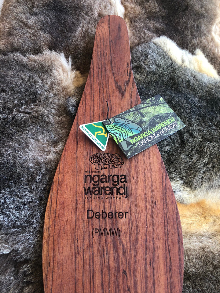 PARRYING SHIELD MEDIUM WIDE -  DEBERER BOGONG MOTH DESIGN