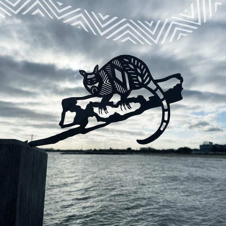 NGARGA WARENDJ x ANIMALIA - WALERT THE POSSUM - METAL ART