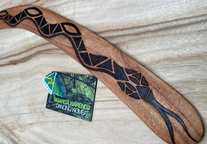 GAAN THE SNAKE BOOMERANG WANGIM STRINGYBARK X-LARGE