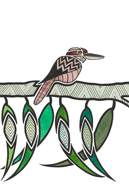 ART CARD KOOKABURRA 211-Ngarga Warendj