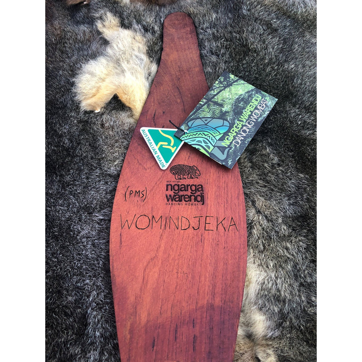 PARRYING SHIELD SMALL - WOMINDJEKA GUM LEAVES DESIGN
