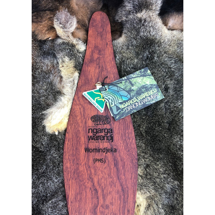 PARRYING SHIELD SMALL - WOMINDJEKA GUM LEAVES DESIGN