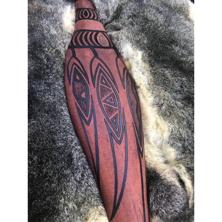 PARRYING SHIELD SMALL - WOMINDJEKA GUM LEAVES DESIGN