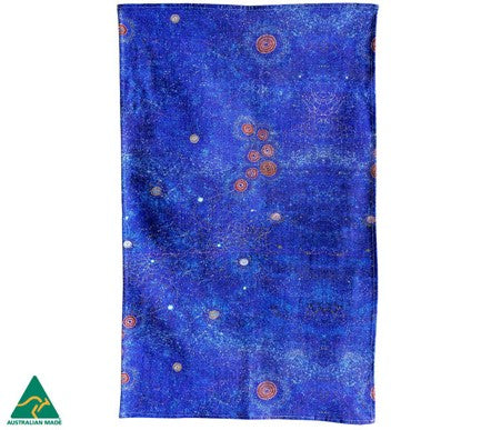 TEA TOWEL - ASSORTED ABORIGINAL ART DESIGNS