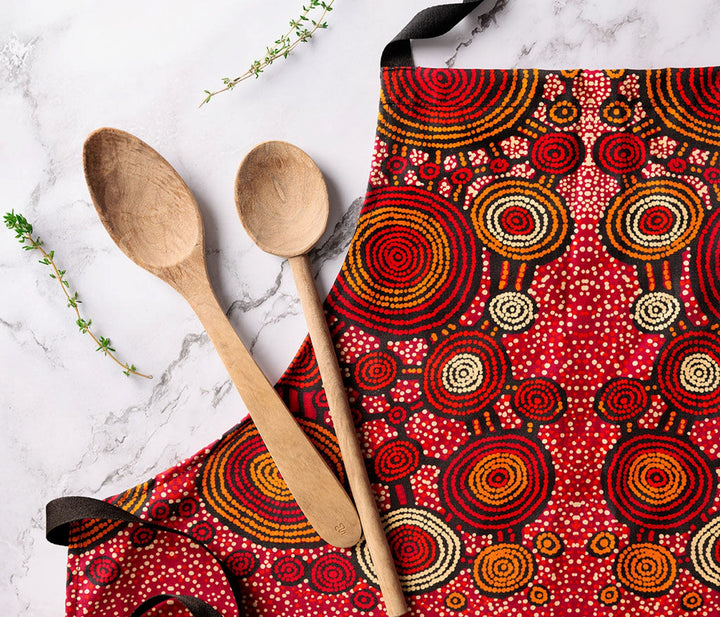 COTTON APRON  - ASSORTED ABORIGINAL ART DESIGNS