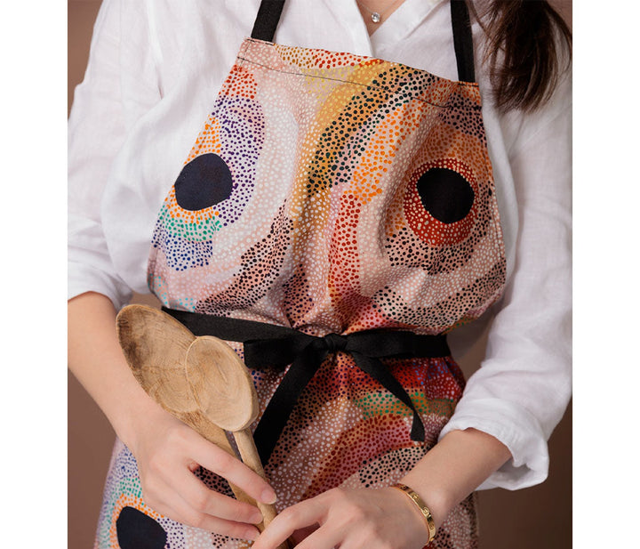 COTTON APRON  - ASSORTED ABORIGINAL ART DESIGNS
