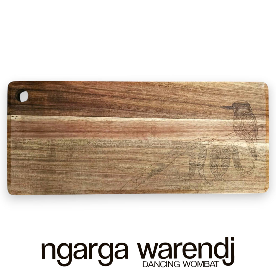 ACACIA RECTANGLE WOOD X-LARGE BOARD - ASSORTED DESIGNS