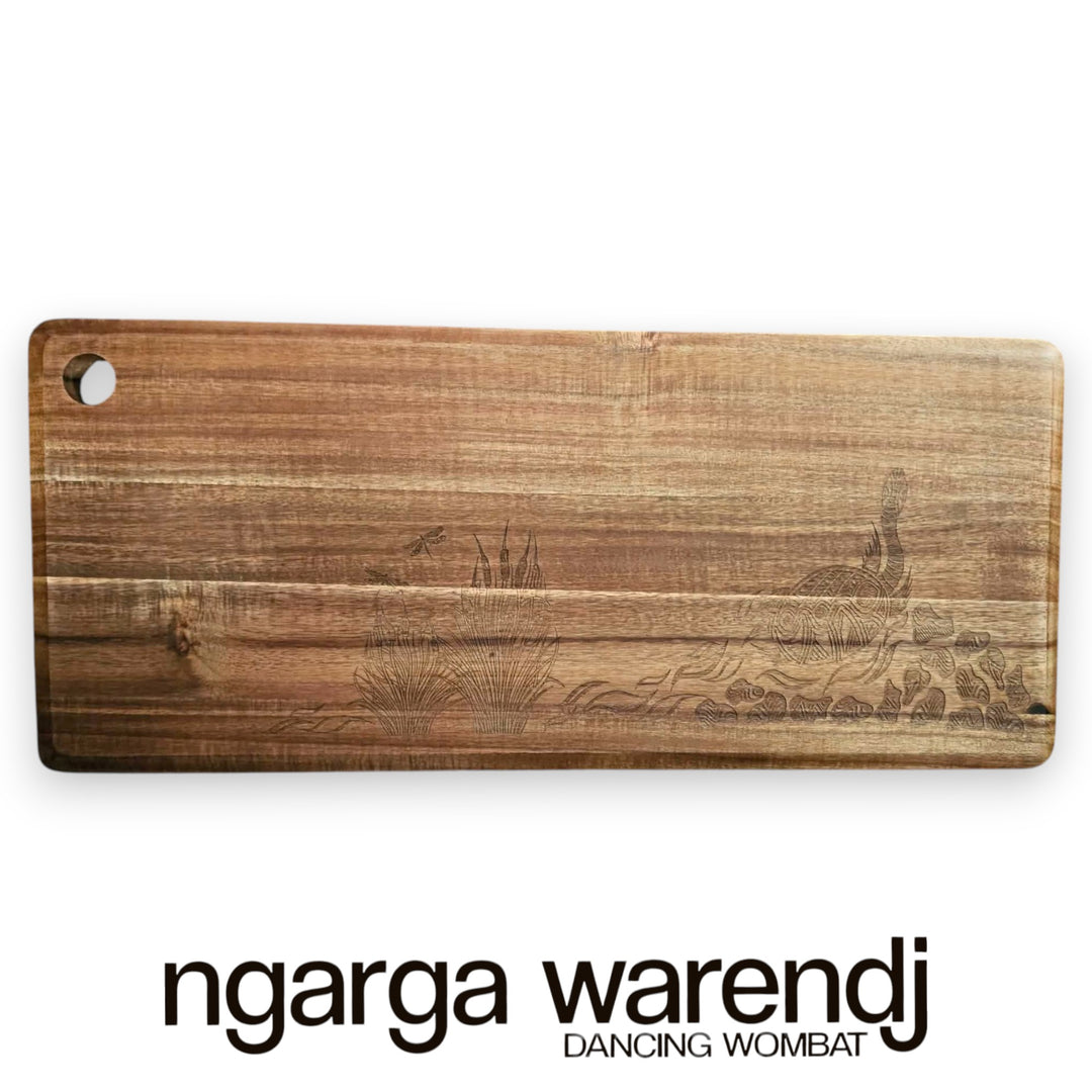 ACACIA RECTANGLE WOOD X-LARGE BOARD - ASSORTED DESIGNS