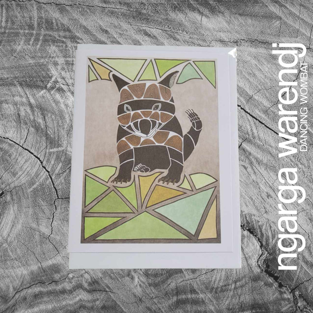Ngarga Warendj Gift Box Camphor Laurel Board, SS Mug, Wombat Coasters and Chocolate Hamper
