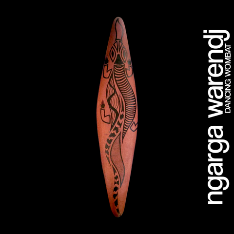 WALL SHIELD MEDIUM WIDE - BILI BLUETONGUE LIZARD DESIGN