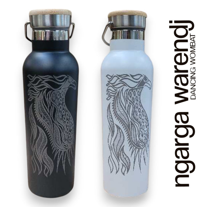 BUNJIL WEDGE TAILED EAGLE LARGE GIFT BOX HAMPER - Board - Stainless Steel Mug & Bottle - A6 Notebook - Chocolate - Card