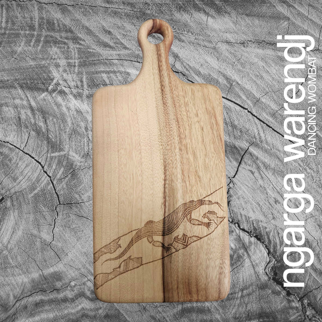 CAMPHOR LAUREL MEDIUM RECTANGLE PADDLE BOARD - ASSORTED DESIGNS