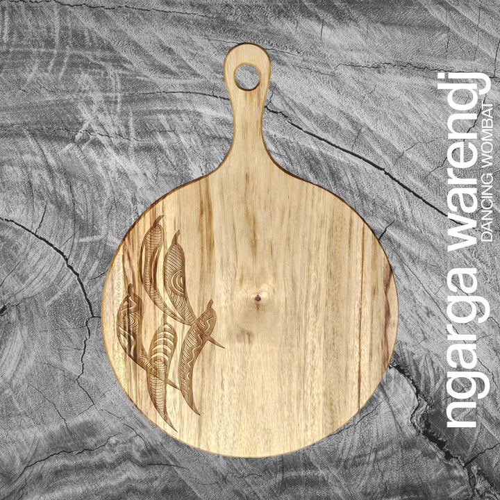 CAMPHOR LAUREL ROUND PADDLE BOARD - ASSORTED DESIGNS