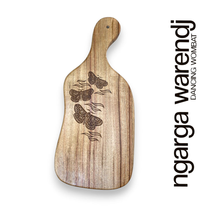 CAMPHOR LAUREL BOARD - LARGE HOOKED HANDLE ASSORTED DESIGNS