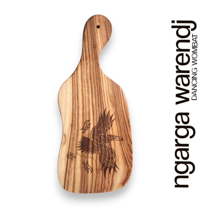 CAMPHOR LAUREL BOARD - LARGE HOOKED HANDLE ASSORTED DESIGNS