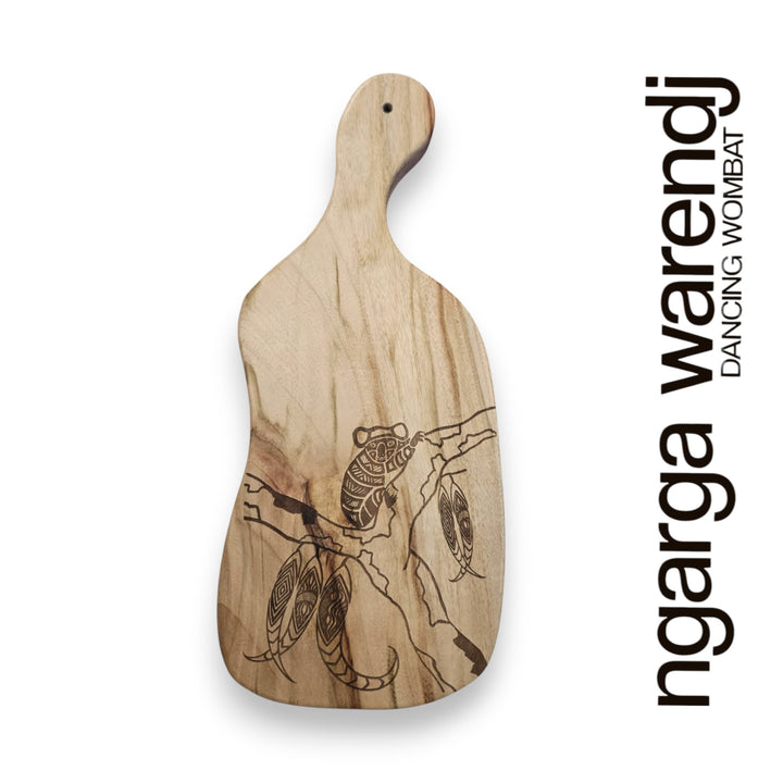 CAMPHOR LAUREL BOARD - LARGE HOOKED HANDLE ASSORTED DESIGNS
