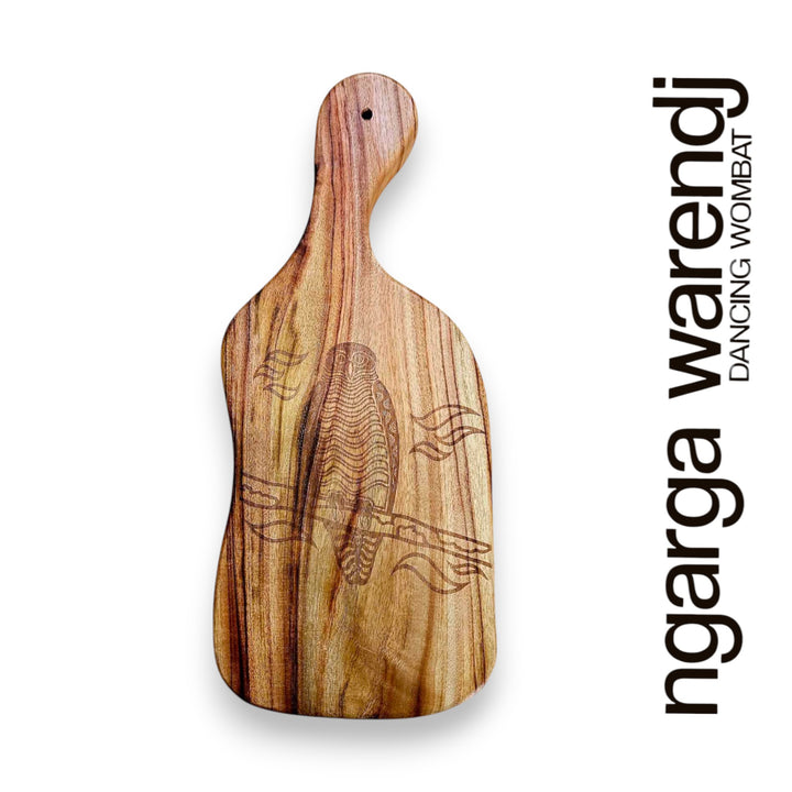 CAMPHOR LAUREL BOARD - LARGE HOOKED HANDLE ASSORTED DESIGNS