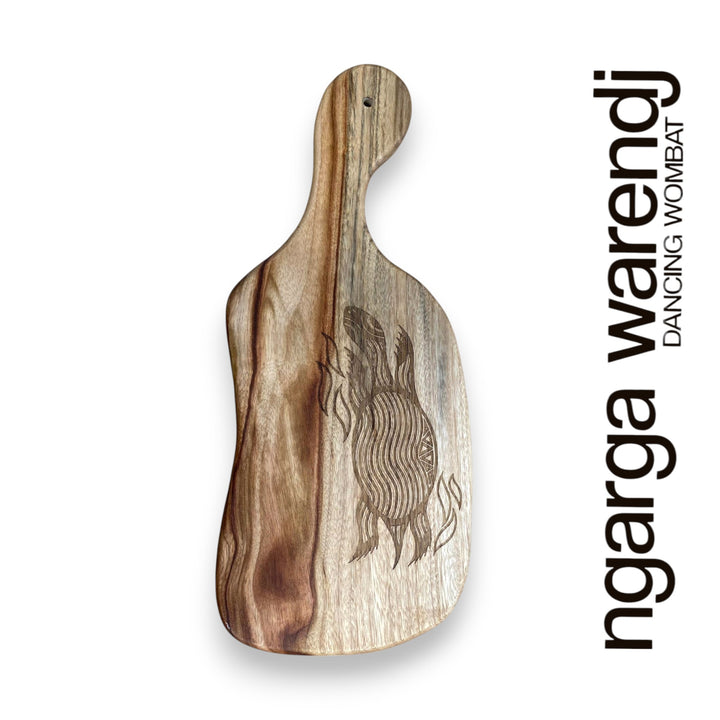 CAMPHOR LAUREL BOARD - LARGE HOOKED HANDLE ASSORTED DESIGNS