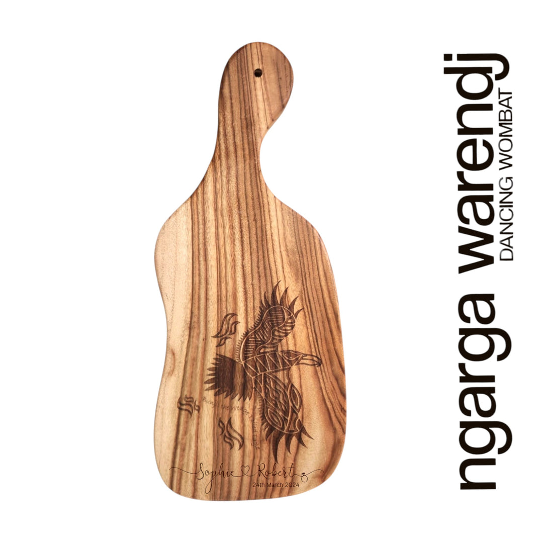 CAMPHOR LAUREL BOARD - LARGE HOOKED HANDLE ASSORTED DESIGNS