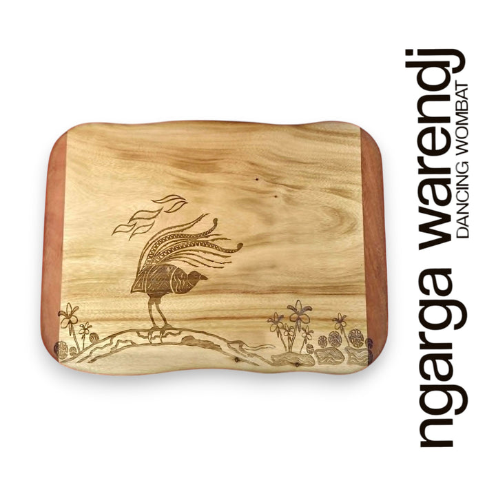 CAMPHOR LAUREL & REDGUM SMALL RECTANGLE BOARD - ASSORTED DESIGNS