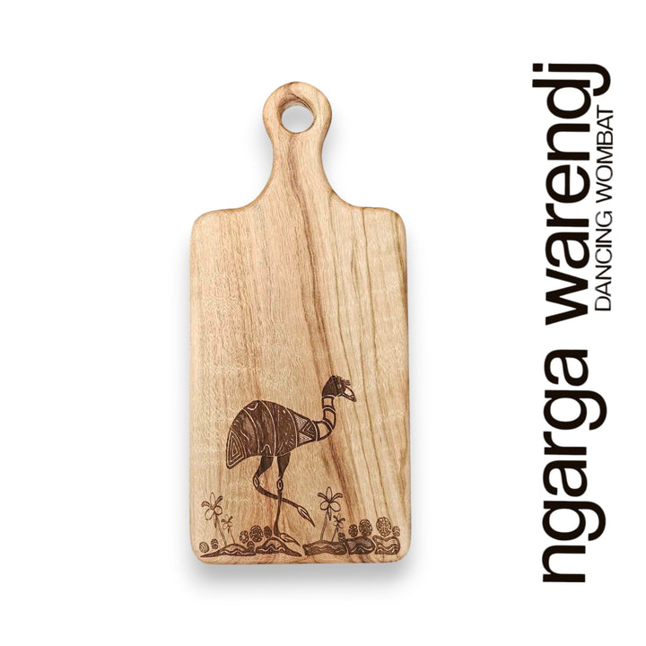 CAMPHOR LAUREL RECTANGLE PADDLE BOARD SMALL - ASSORTED DESIGNS
