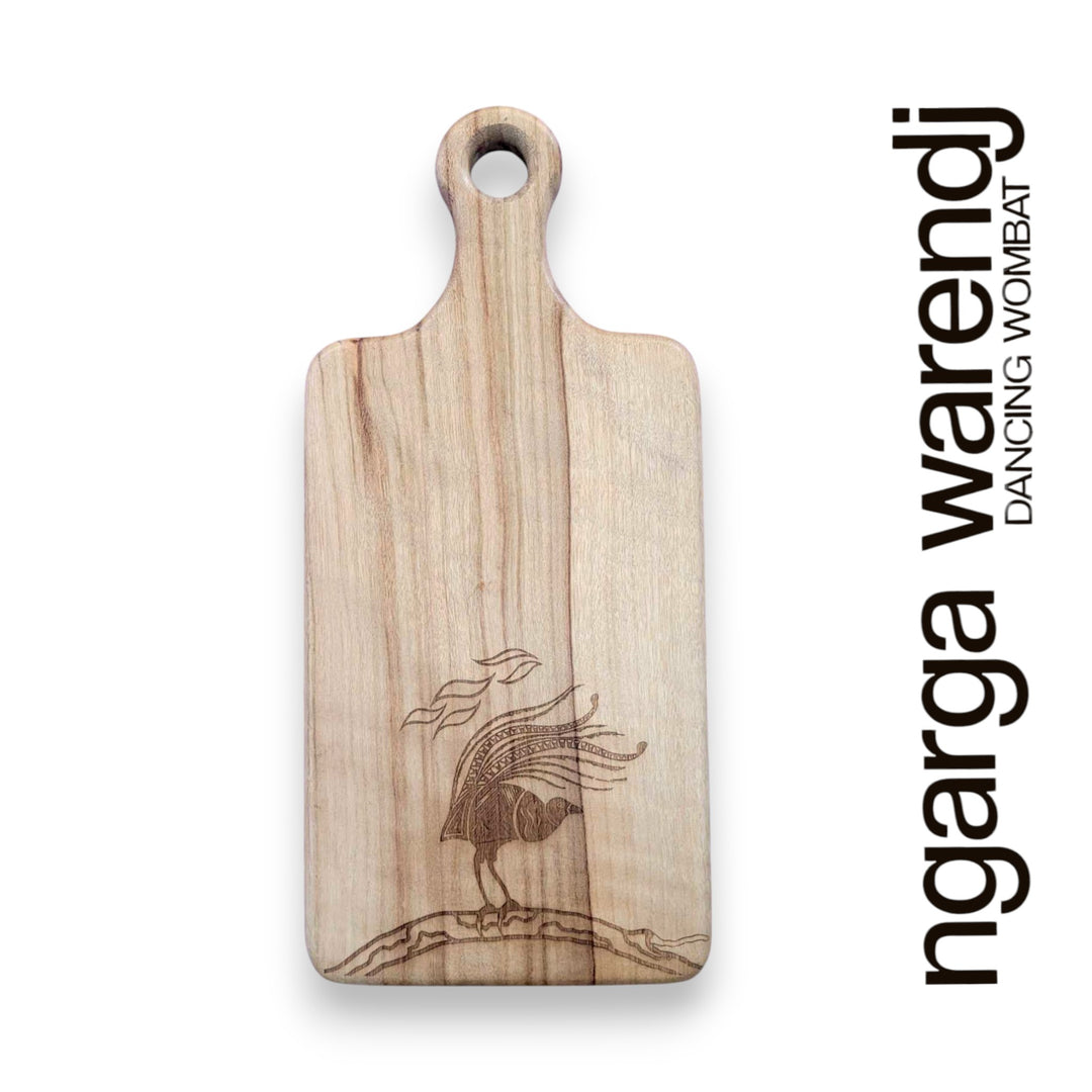 CAMPHOR LAUREL RECTANGLE PADDLE BOARD SMALL - ASSORTED DESIGNS