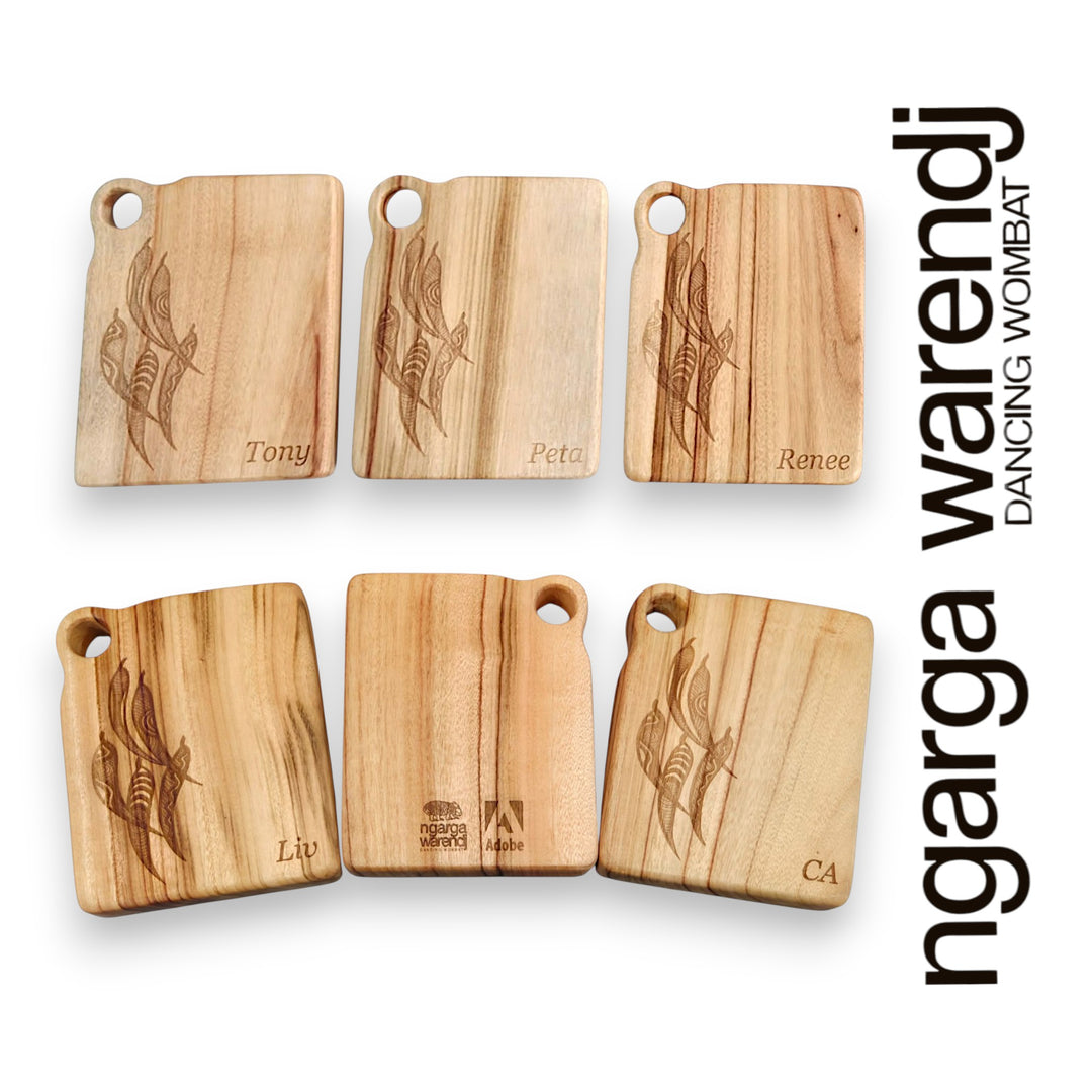 CAMPHOR LAUREL BOARD - EXTRA MINI RECTANGLE ASSORTED DESIGNS