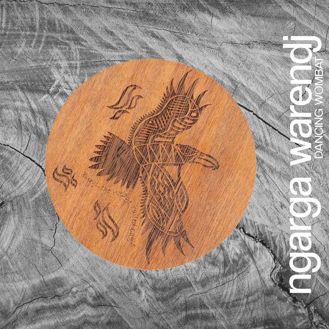 Ngarga Warendj Creator Story Series Round Coasters Set of 8 - Assorted Timber