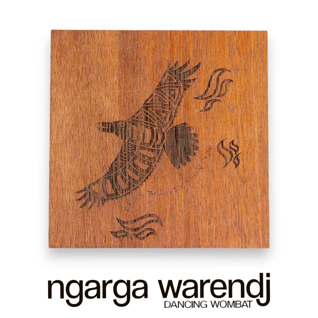 Ngarga Warendj Creator Story Series Square Coasters Set of 8 - Assorted Timber