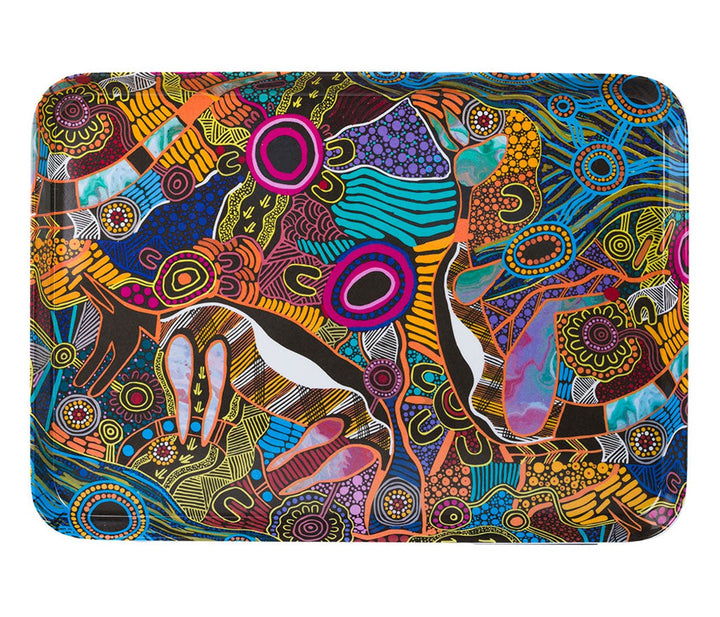 SCATTER TRAY  - ASSORTED ABORIGINAL ART DESIGNS