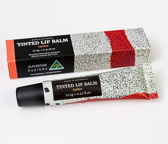 TINTED LIP BALM - ASSORTED ABORIGINAL ART DESIGNS AND FRAGRANCES