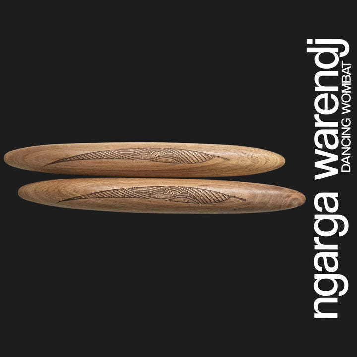 CLAPSTICKS WITH GUM LEAVES - ASSORTED DESIGNS