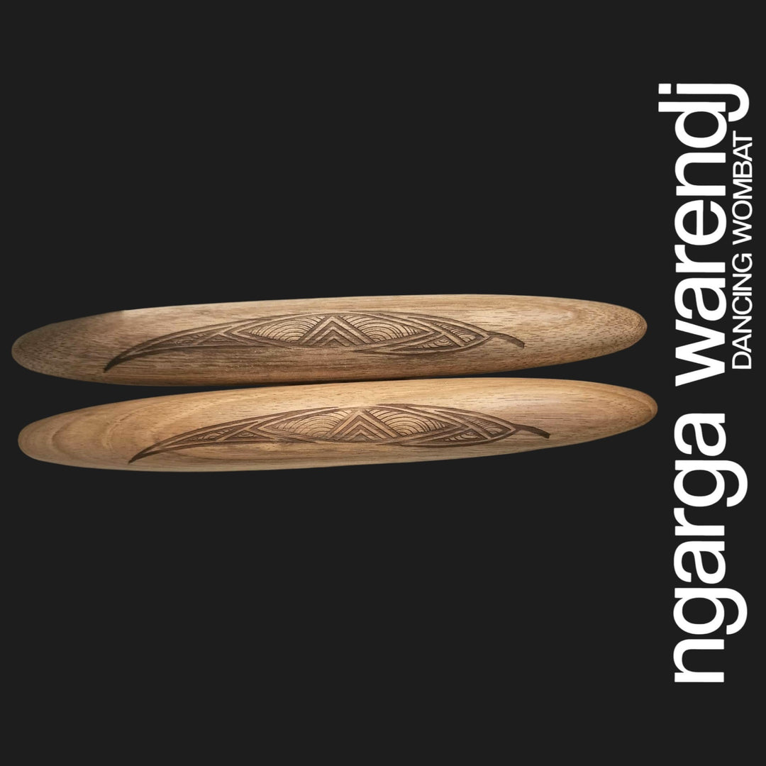 CLAPSTICKS WITH GUM LEAVES - ASSORTED DESIGNS