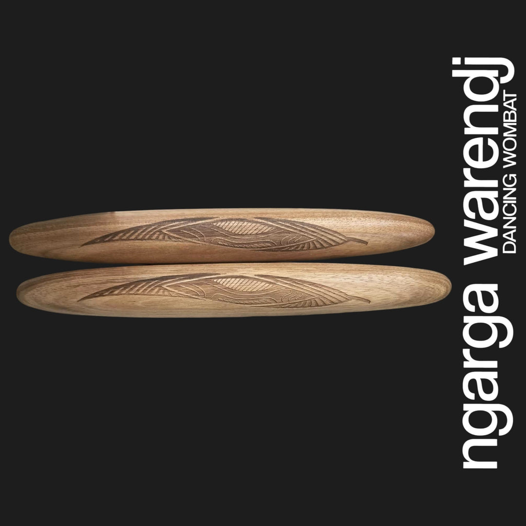 CLAPSTICKS WITH GUM LEAVES - ASSORTED DESIGNS