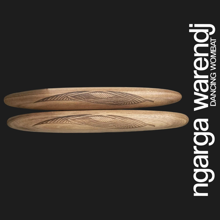 CLAPSTICKS WITH GUM LEAVES - ASSORTED DESIGNS