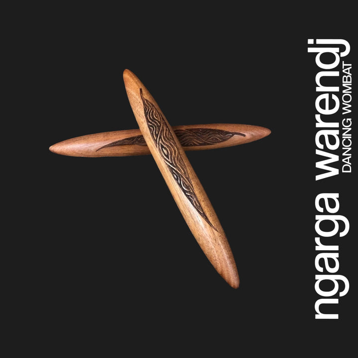 CLAPSTICKS WITH GUM LEAVES - ASSORTED DESIGNS