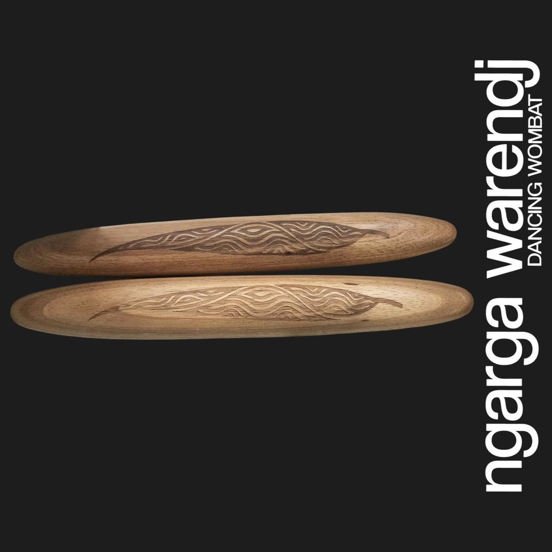 CLAPSTICKS WITH GUM LEAVES - ASSORTED DESIGNS