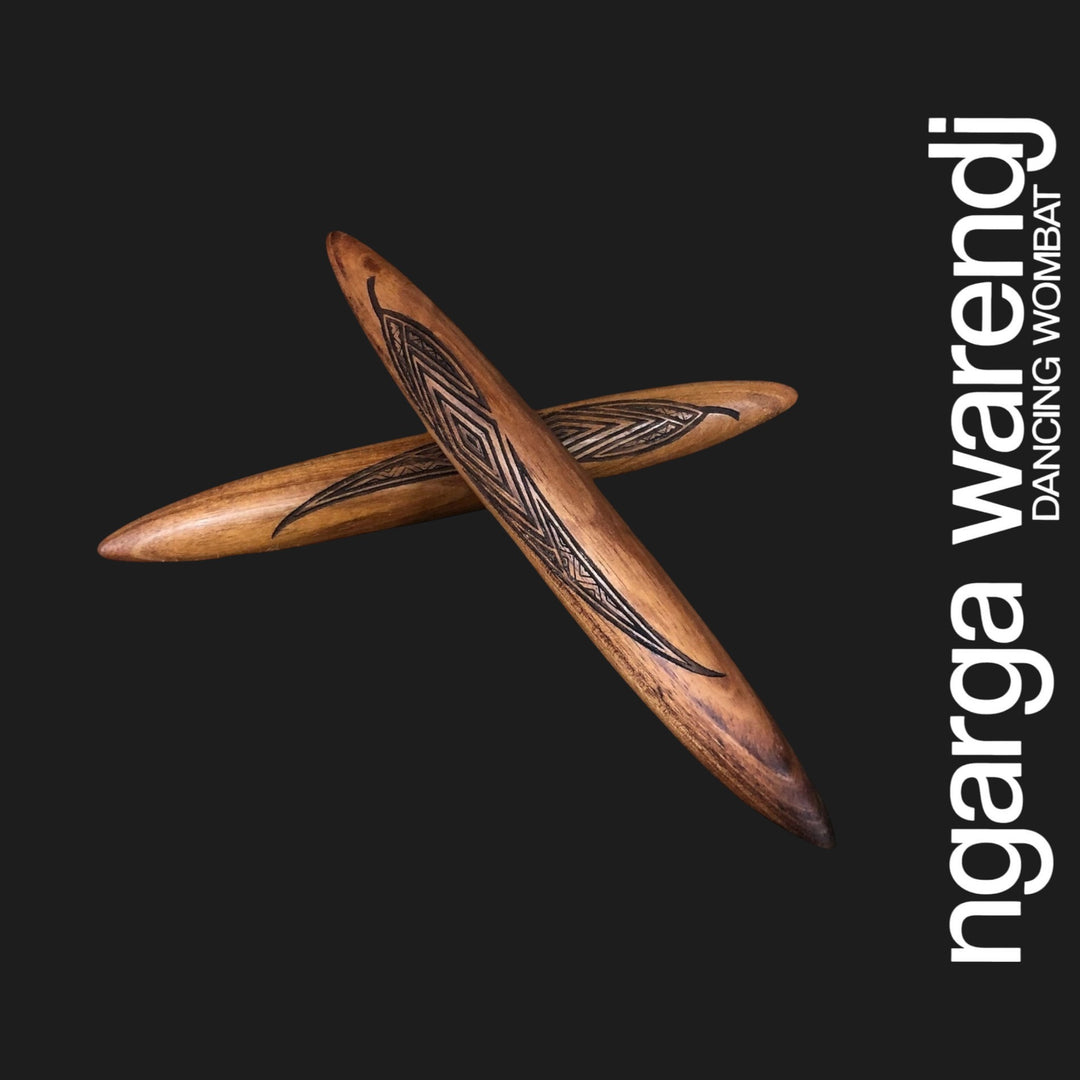 CLAPSTICKS WITH GUM LEAVES - ASSORTED DESIGNS