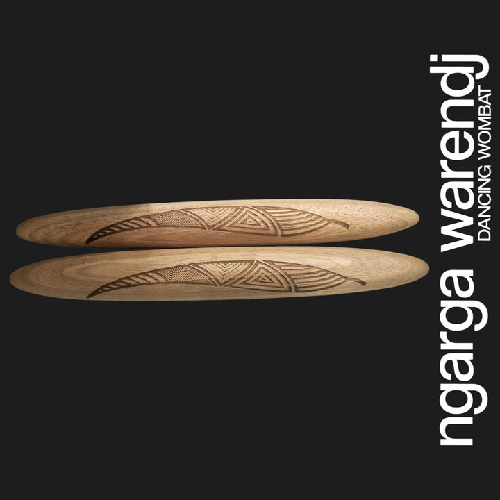 CLAPSTICKS WITH GUM LEAVES - ASSORTED DESIGNS