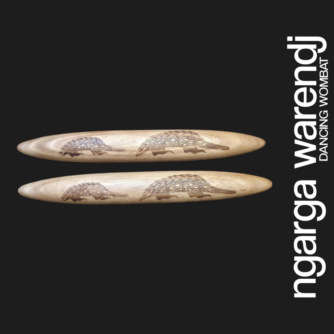 CLAPSTICKS WITH GUM LEAVES - ASSORTED DESIGNS