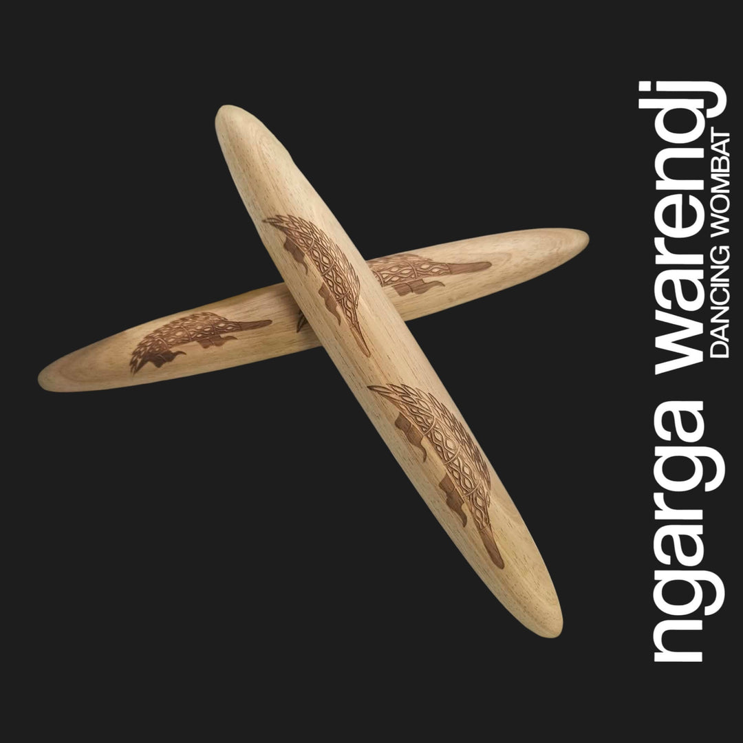 CLAPSTICKS WITH GUM LEAVES - ASSORTED DESIGNS