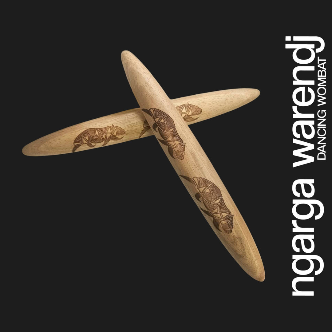 CLAPSTICKS WITH GUM LEAVES - ASSORTED DESIGNS