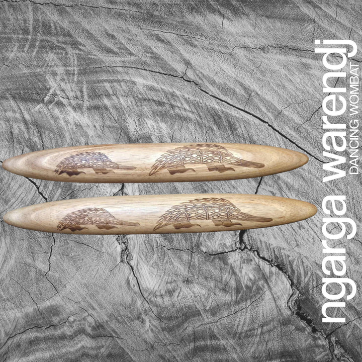 CLAPSTICKS WITH GUM LEAVES - ASSORTED DESIGNS