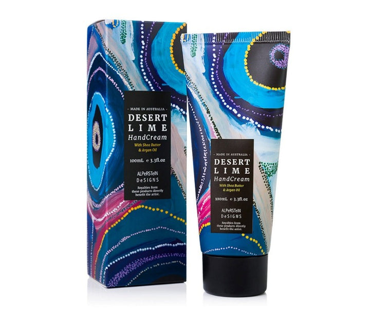 HAND CREAM 100ML - ASSORTED ABORIGINAL ART DESIGNS AND FRAGRANCES